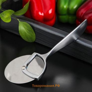 Нож для пиццы и теста Magistro Volt, нержавеющая сталь, серебристый