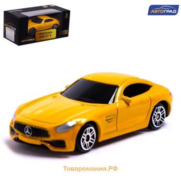 Машина металлическая MERCEDES-AMG GT S, 1:64, цвет жёлтый