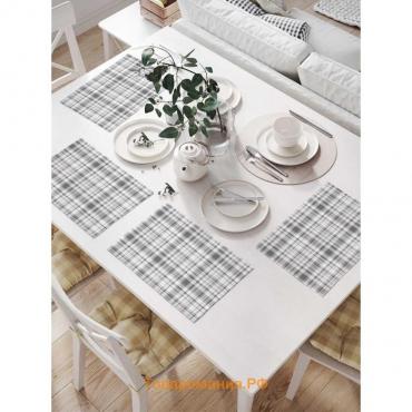 Комплект салфеток для сервировки стола «Обычный винтаж», прямоугольные, размер 32х46 см, 4 шт