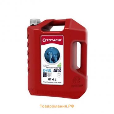 Масло моторное Totachi NIRO MD CI-4/SL 5W-30, полусинтетическое, 4 л