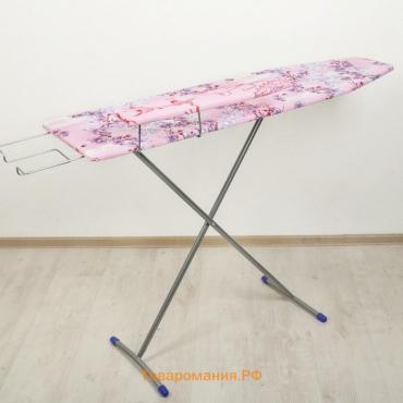 Доска гладильная Nika «Лина 4», 111,5×34,5 см, два положения высоты 70, 80 см, рисунок микс