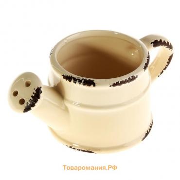 Кашпо "Симпл" белое, 8х13х7см