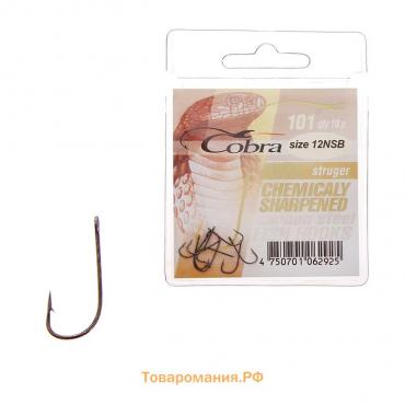 Крючки Cobra ALLROUND, серия CA125, № 12, 10 шт.